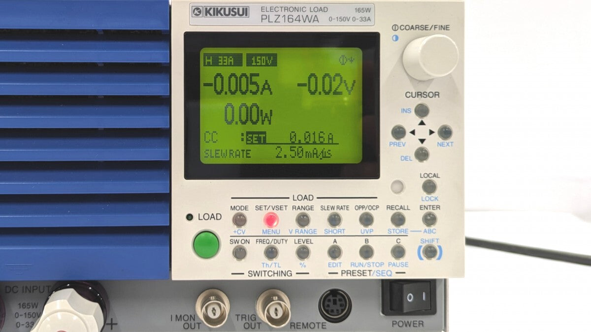 Kikusui Electronics PLZ164WA Multifunctional DC Electronic Load Device [g1219950053]