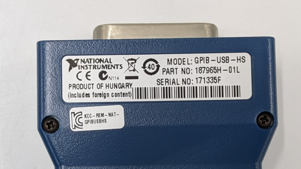 National Instruments GPIB-USB-HS Controller [s1220203408]