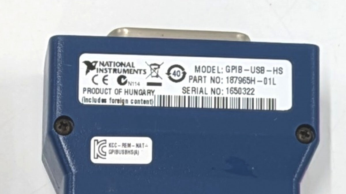 National Instruments GPIB-USB-HS Controller [b1220202820]