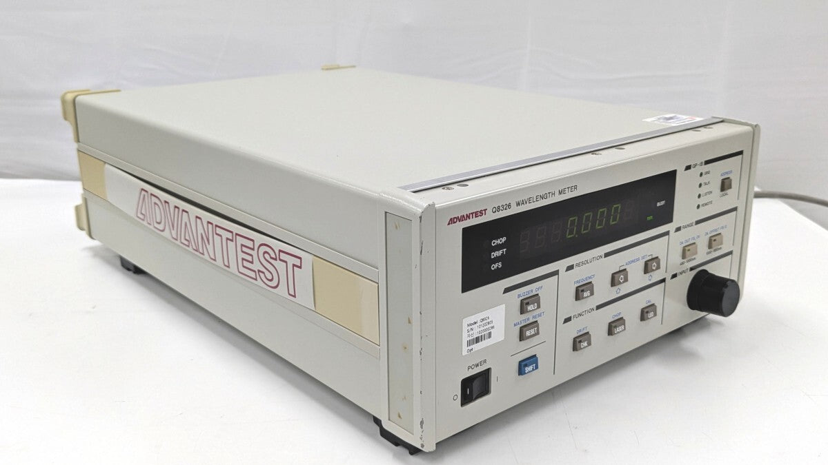 Advantest Q8326 Optical Wavelength Meter S/N:101202805 [f1220330899]