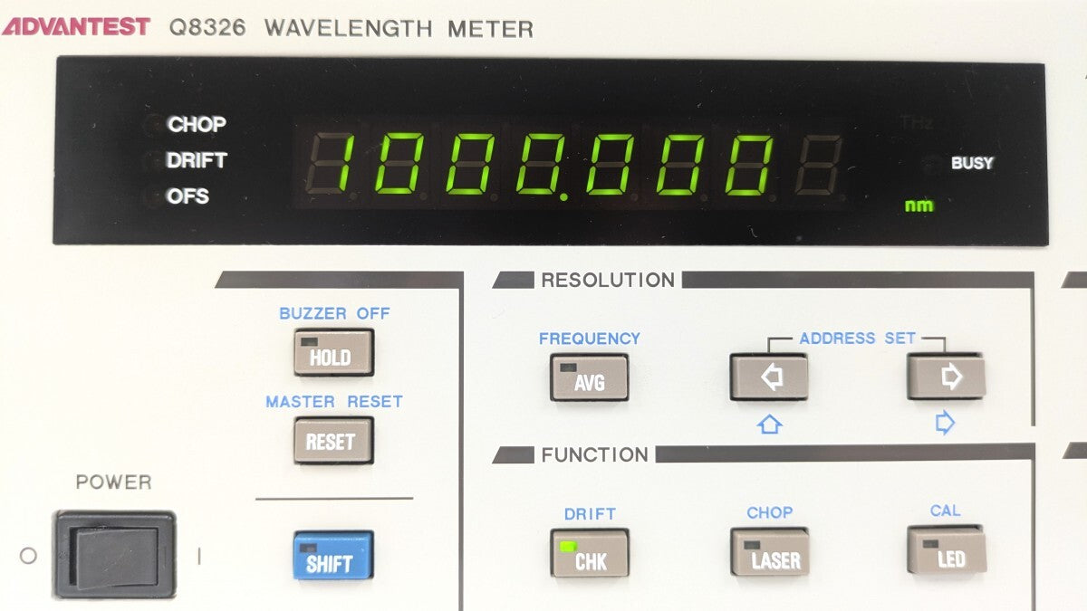 Advantest Q8326 Optical Wavelength Meter [w1220339855]