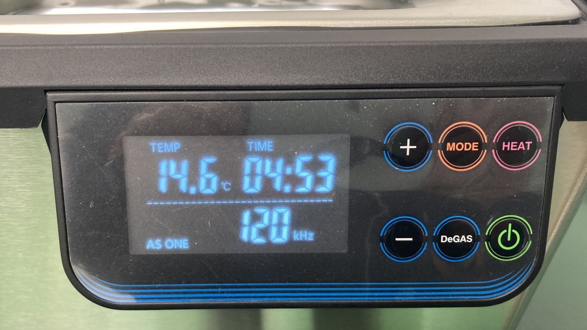 AS ONE HFC-10D Dual Frequency Ultrasonic Cleaner [u1220600621]