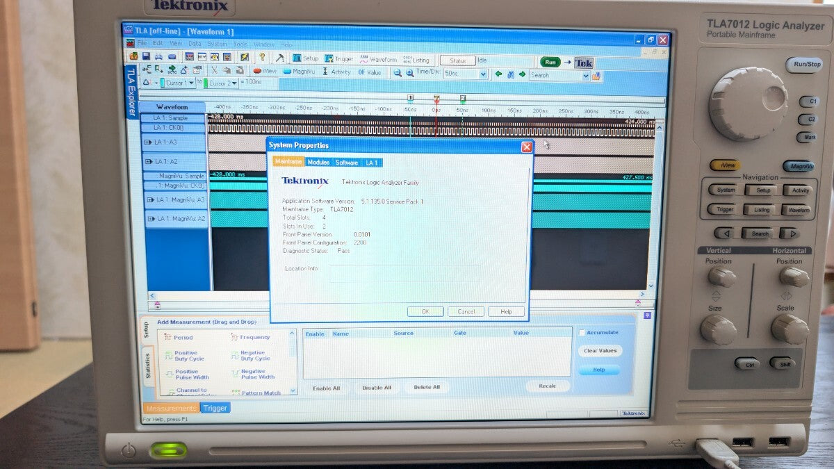 Tektronix TLA7012 Logic Analyzer Portable Mainframe [d1228974847]