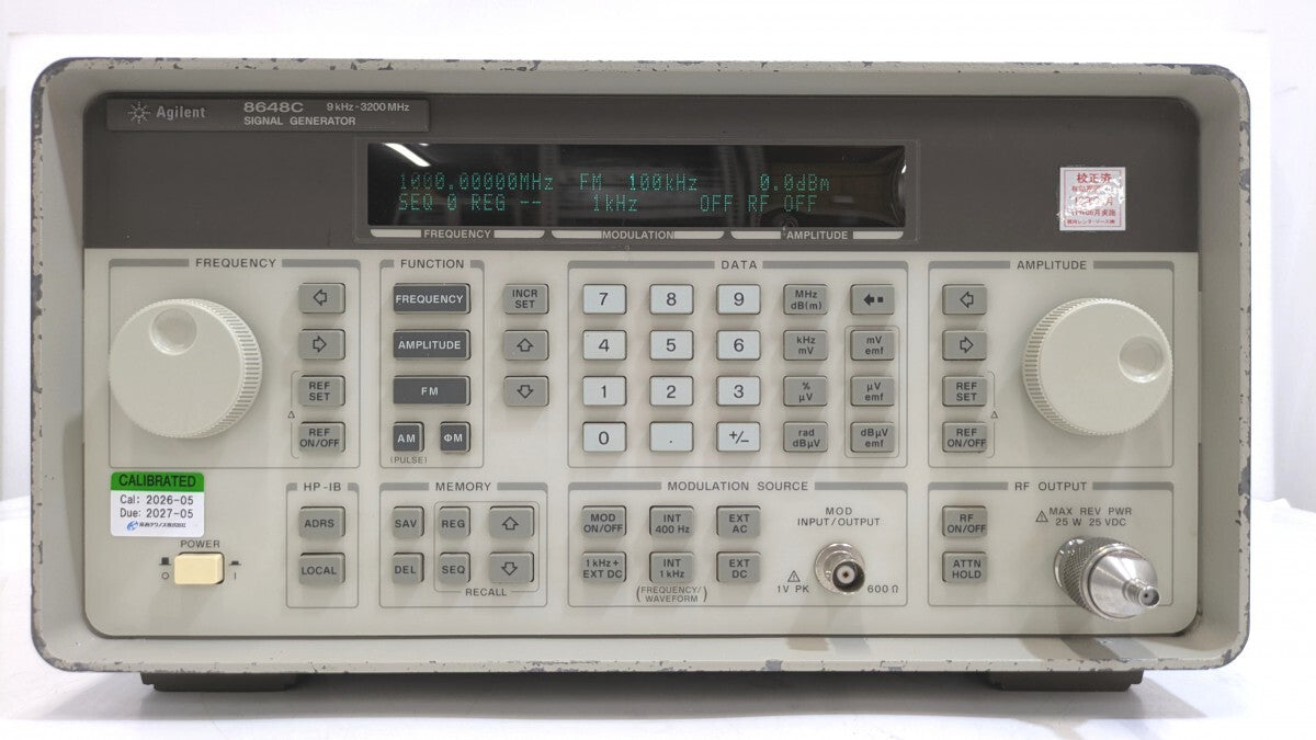 Keysight 8648C Synthesized Signal Generator 9kHz-3200MHz [q1238585172]