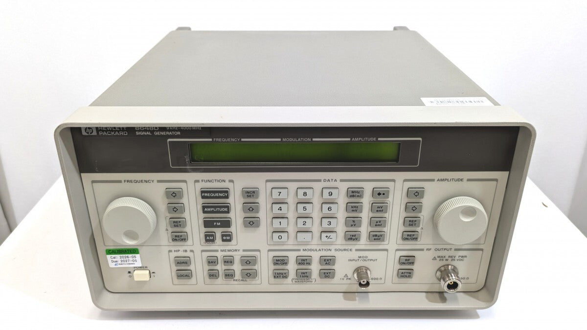 Keysight 8648D Synthesized Signal Generator 9kHz-4000MHz [j1238594168]
