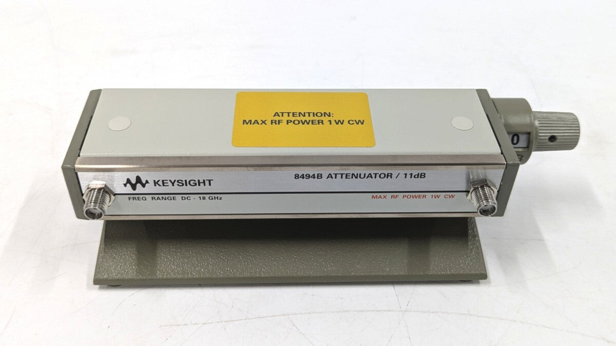 Keysight 8494B Manual Step Attenuator 18GHz 11dB 1dB Step [d1238594976]