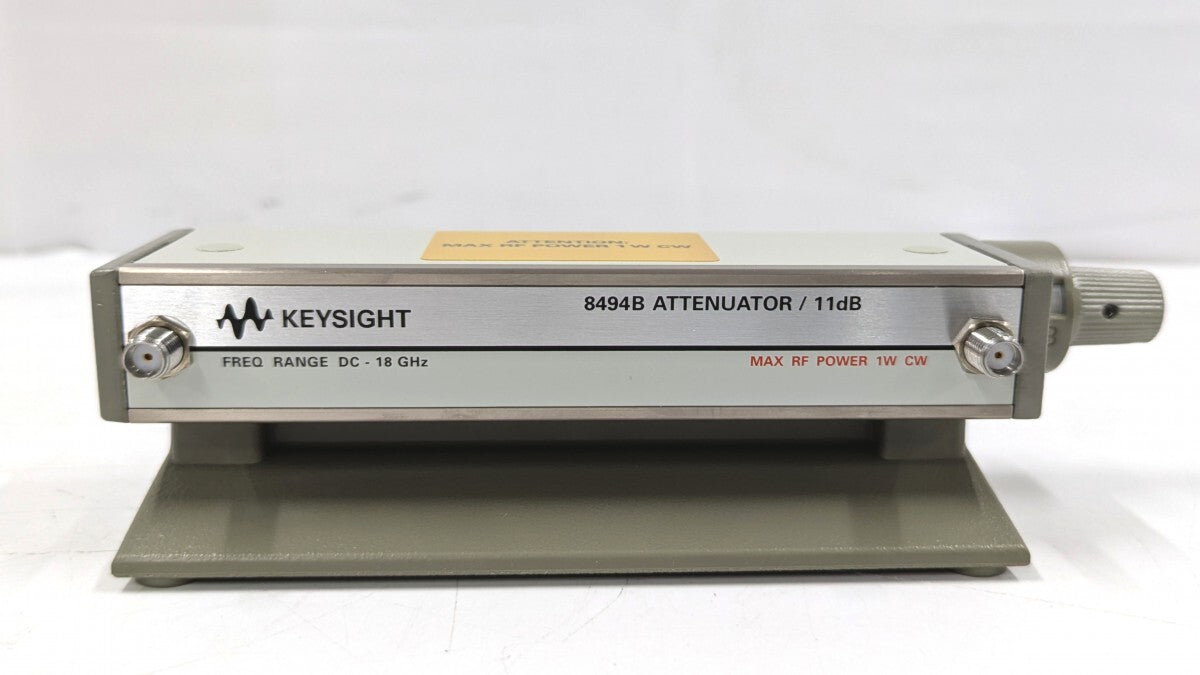 Keysight 8494B Manual Step Attenuator 18GHz 11dB 1dB Step [o1238601125]