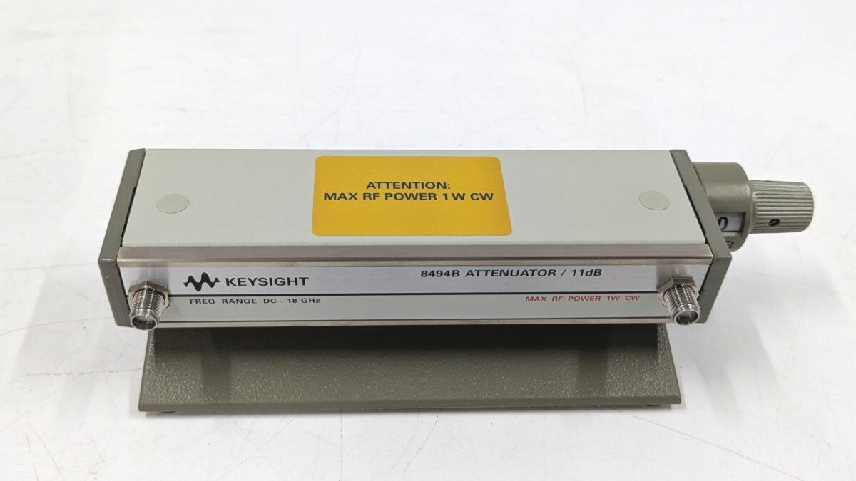 Keysight 8494B Manual Step Attenuator 18GHz 11dB 1dB Step [o1238601125]