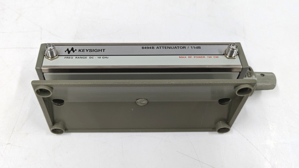 Keysight 8494B Manual Step Attenuator 18GHz 11dB 1dB Step [o1238601125]