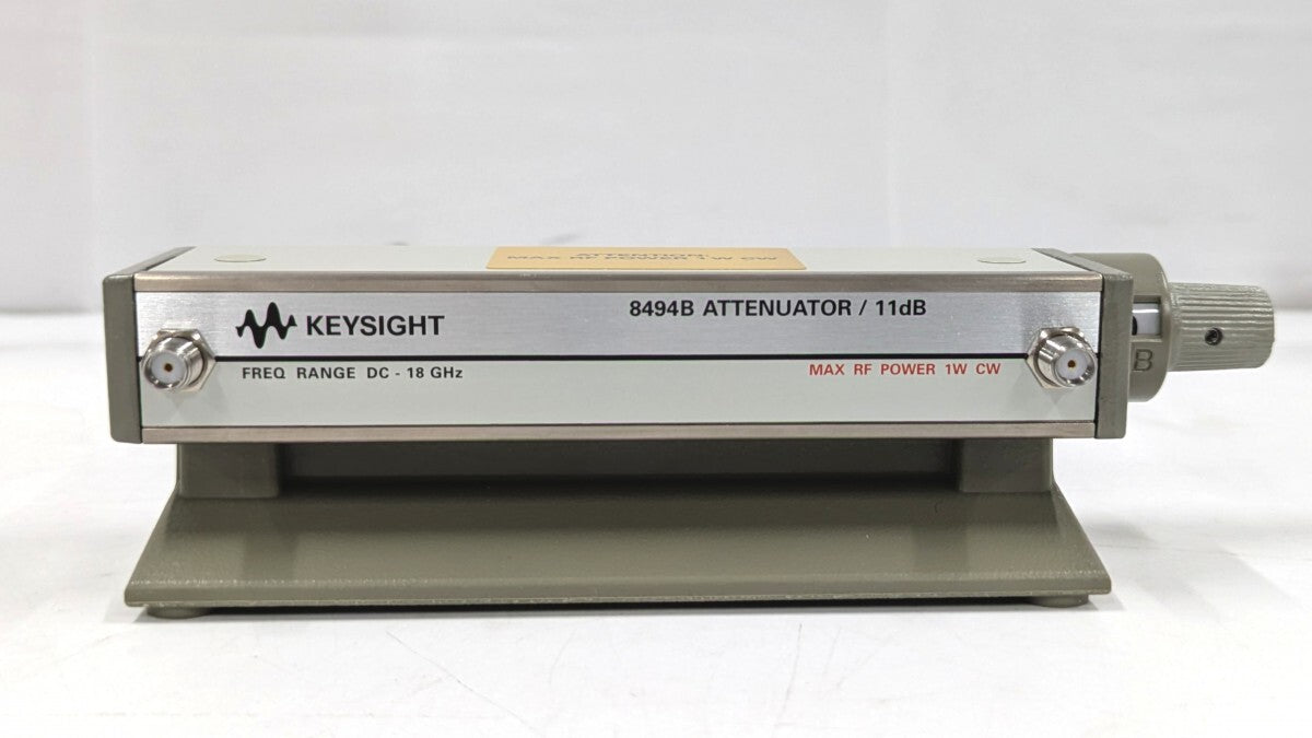 Keysight 8494B Manual Step Attenuator 18GHz 11dB 1dB Step [q1238581424]