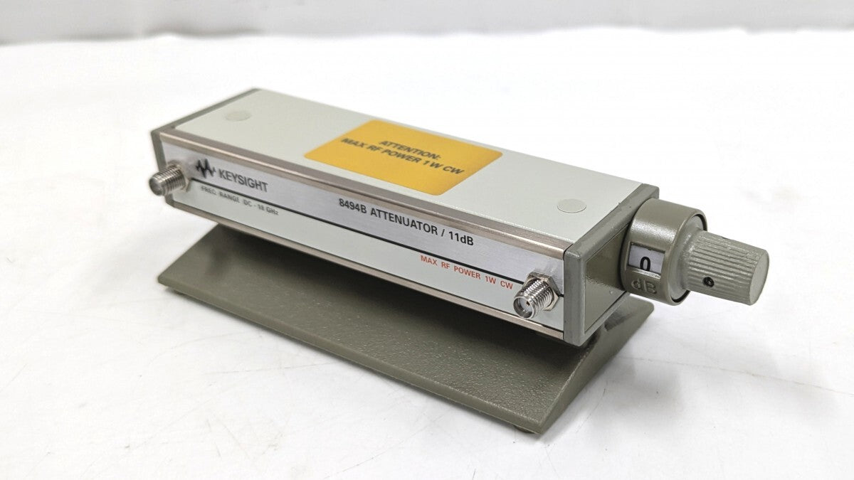 Keysight 8494B Manual Step Attenuator 18GHz 11dB 1dB Step [q1238581424]