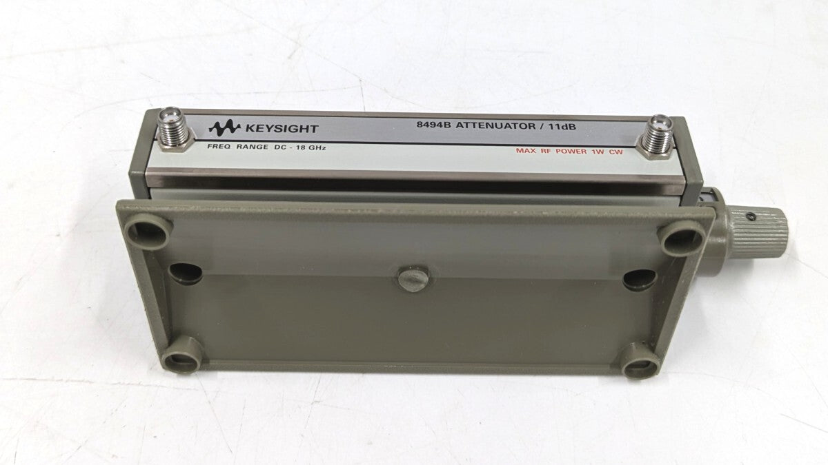 Keysight 8494B Manual Step Attenuator 18GHz 11dB 1dB Step [q1238581424]