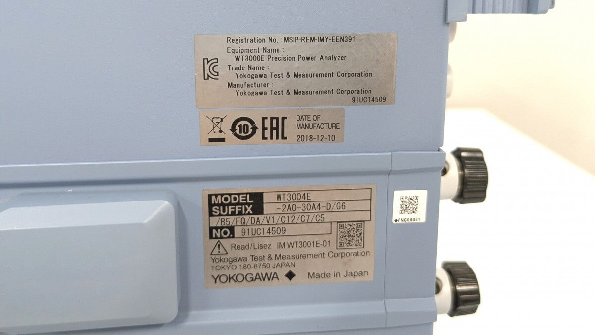 Yokogawa WT3004E Precision Power Analyzer [m1238598224]