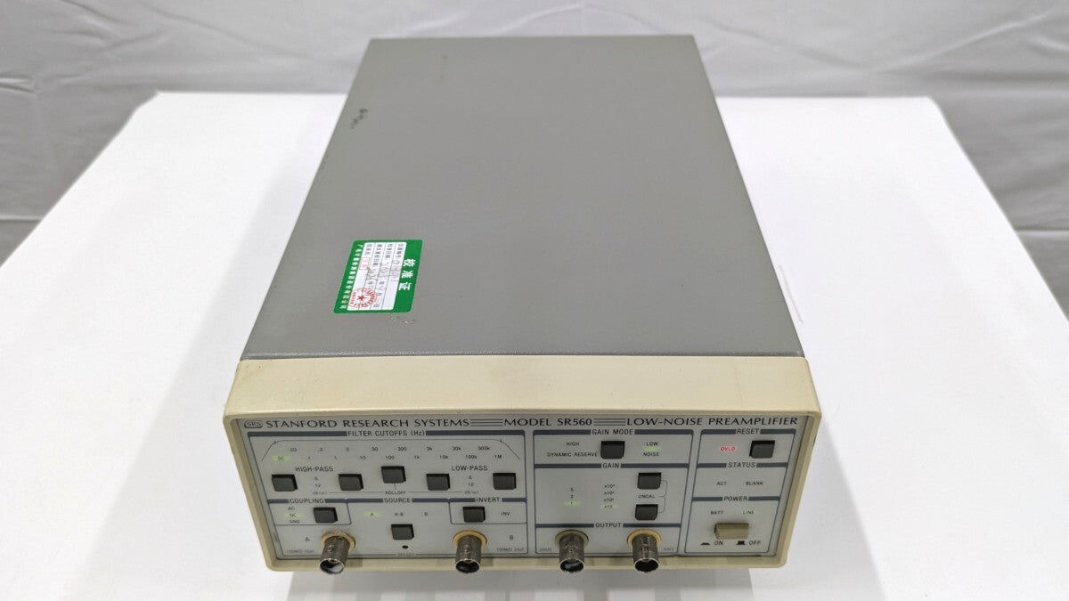 Stanford Research Systems SR560 Low-Noise Voltage Preamplifier [r1238593090]