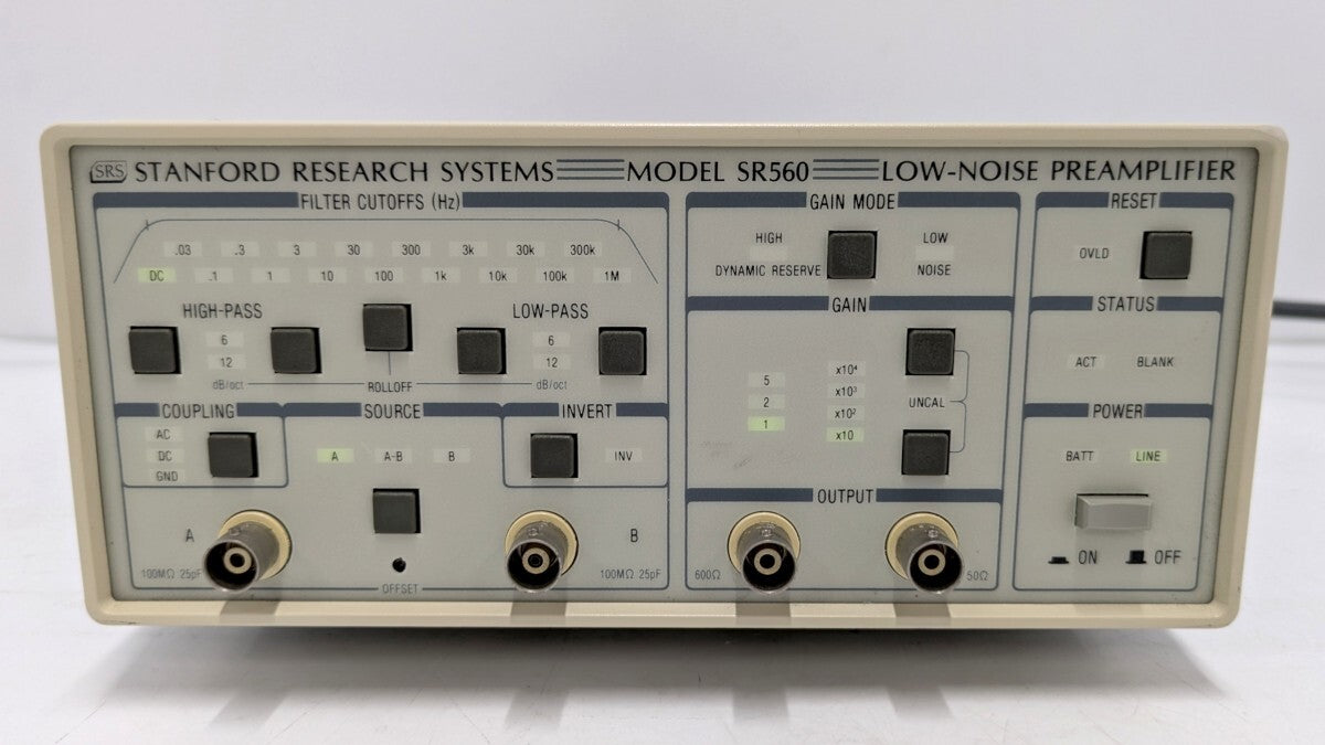 Stanford Research Systems SR560 Low-Noise Voltage Preamplifier [m1238599460]