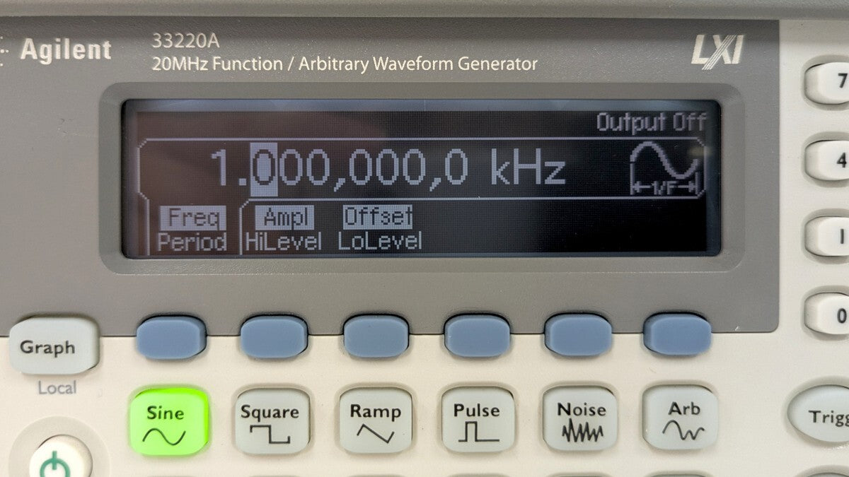 Keysight 33220A Function/Arbitrary Waveform Generator 20MHz [o1238624145]