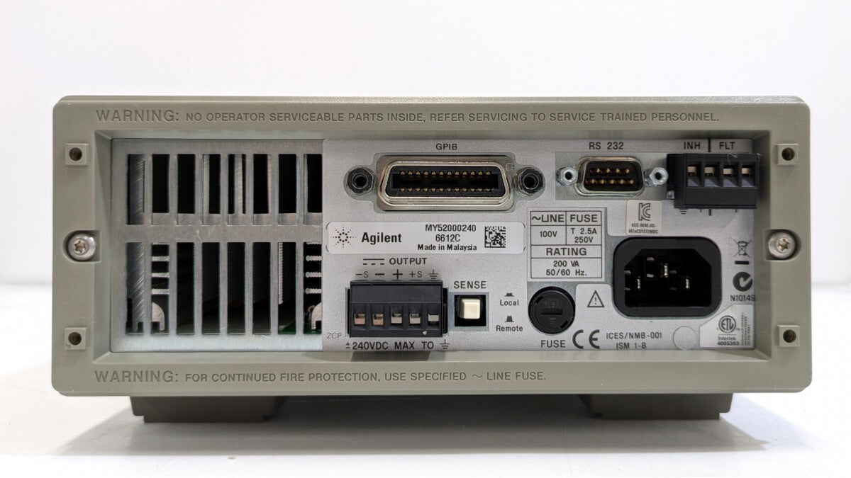 Keysight 6612C System DC Power Supply 40W 20V 2A [f1238852039]