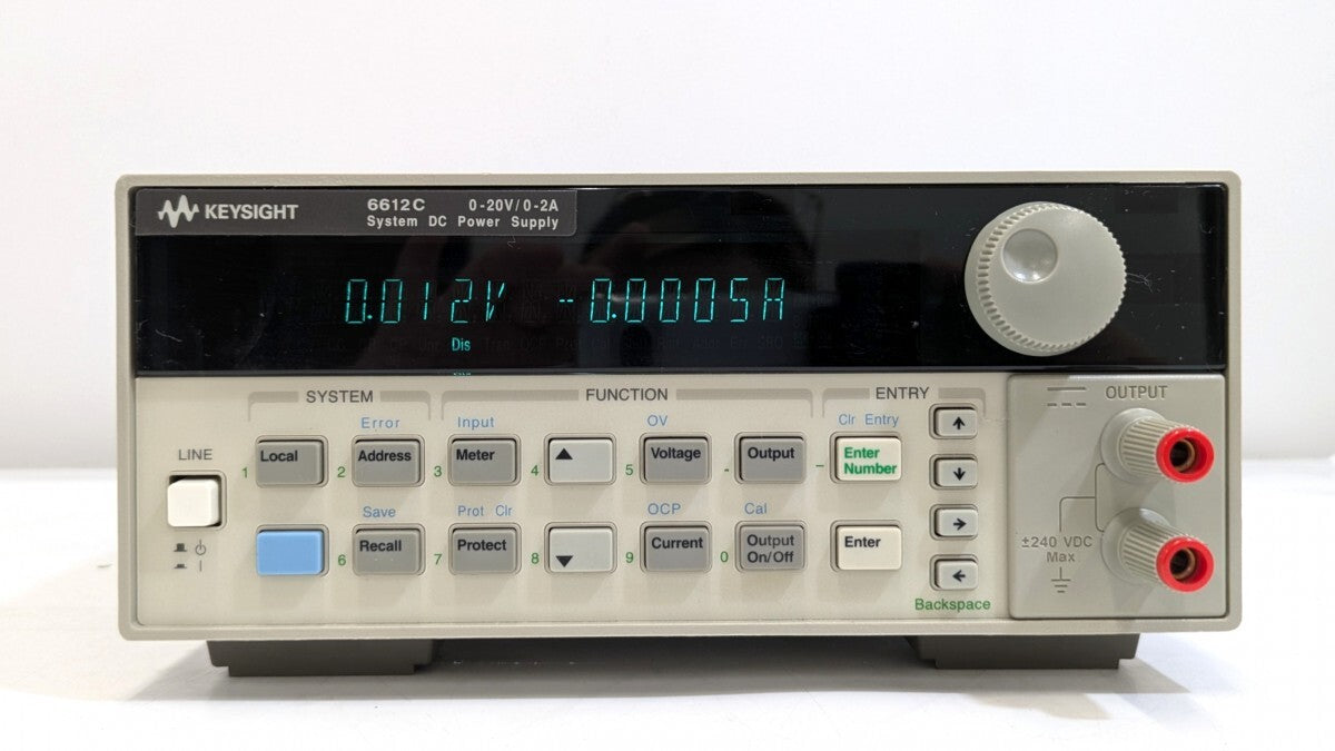 Keysight 6612C System DC Power Supply 40W 20V 2A [1238849338]