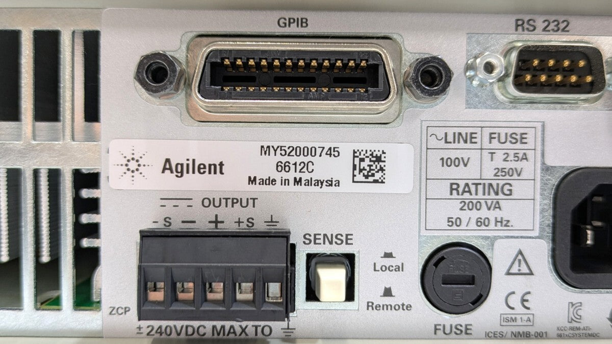 Keysight 6612C System DC Power Supply 40W 20V 2A [1238849338]