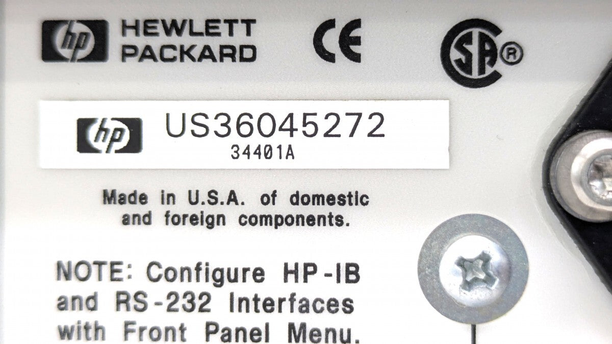 Keysight 34401A Digital Multimeter 6.5 Digit [g1238997475]
