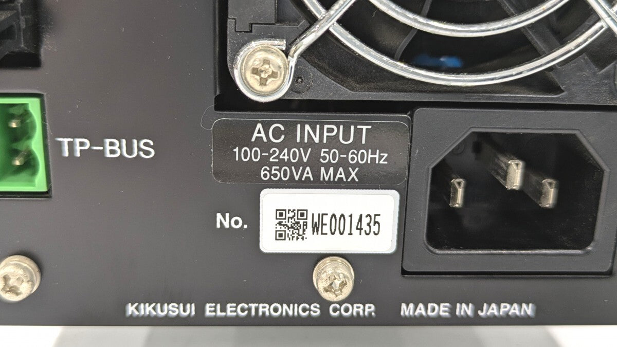 Kikusui PWR400L Wide Range DC Power Supply 400W [c1239010252]