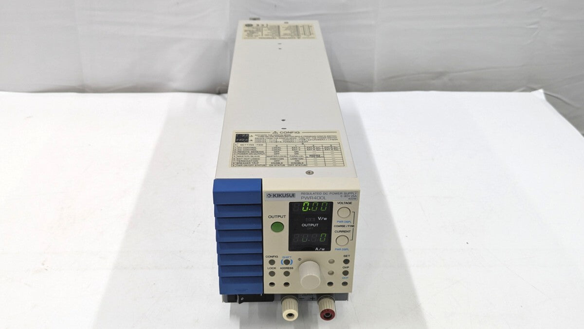 Kikusui PWR400L Wide Range DC Power Supply 40V 40A 400W [v1239004349]
