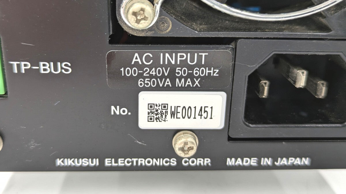 Kikusui PWR400L Wide Range DC Power Supply 40V 40A 400W [v1239004349]