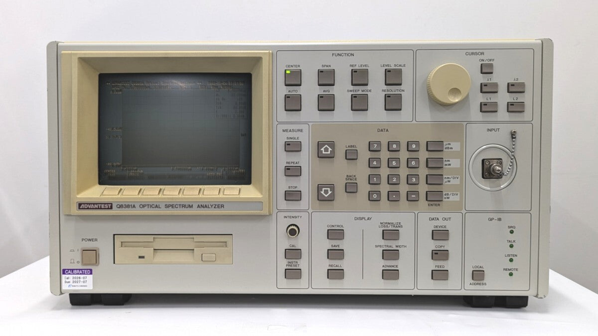 Advantest Q8381A Optical Spectrum Analyzer [d1239145480]