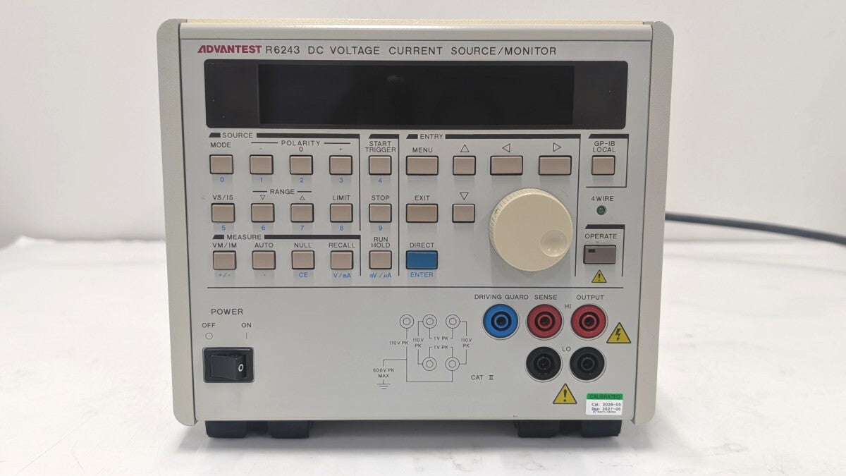 Advantest R6243 DC Voltage Current Source [l1239153913]
