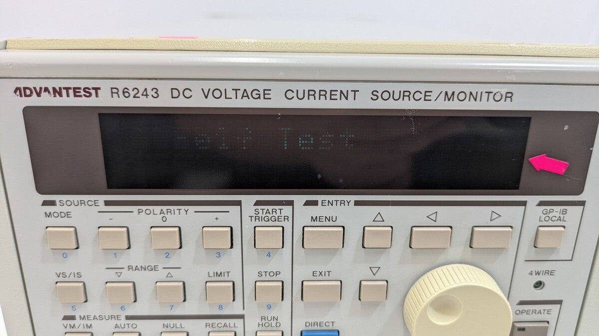 Advantest R6243 DC Voltage Current Source [e1239147087]
