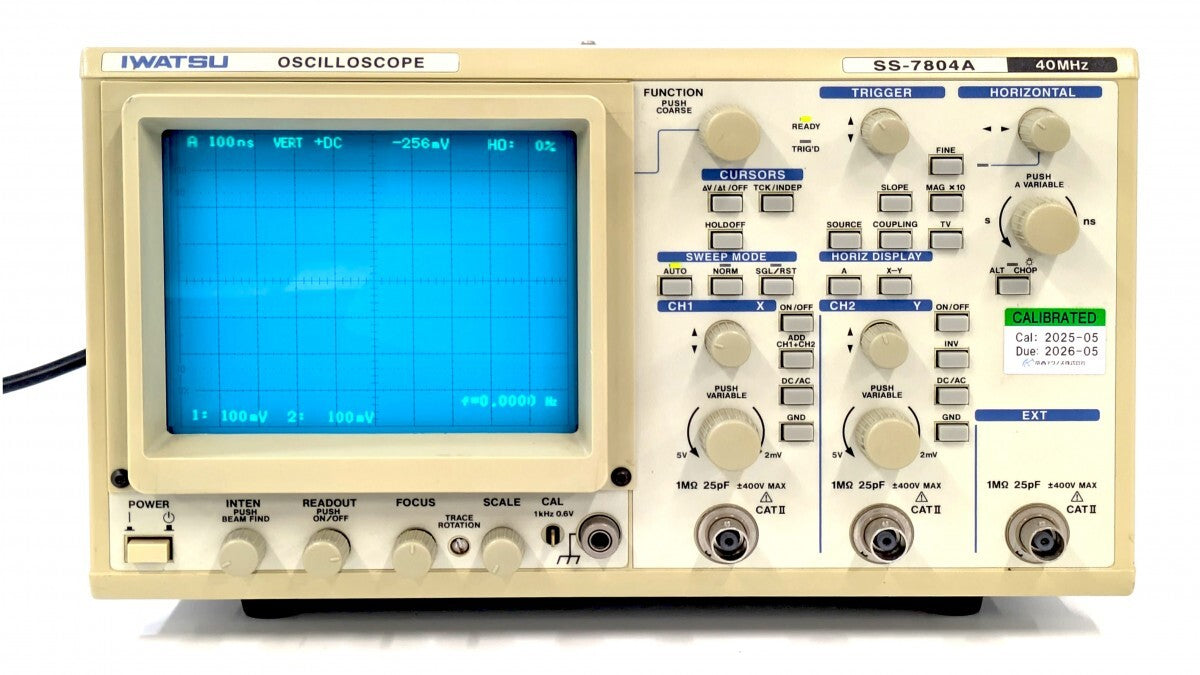 IWATSU SS-7804A Analog Oscilloscope DC-40MHz 2ch [l1239491989]
