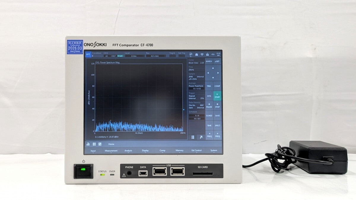 Ono Sokki CF-4700 FFT Comparator [l1239607574]