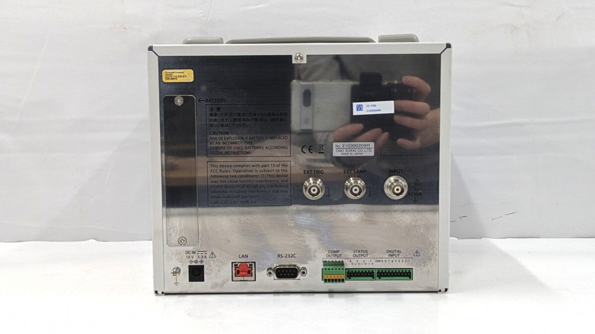 Ono Sokki CF-4700 FFT Comparator [l1239607574]