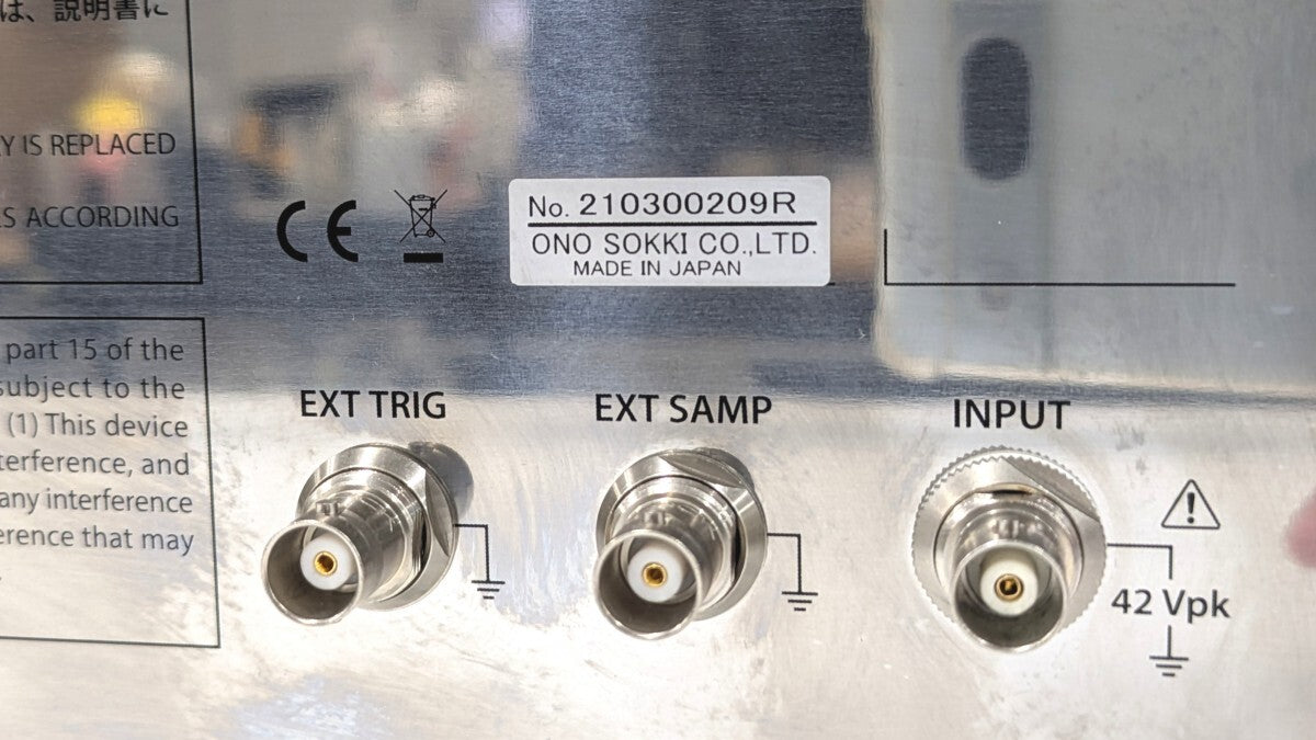 Ono Sokki CF-4700 FFT Comparator [l1239607574]