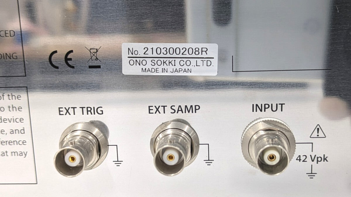 Ono Sokki CF-4700 FFT Comparator [t1239593532]