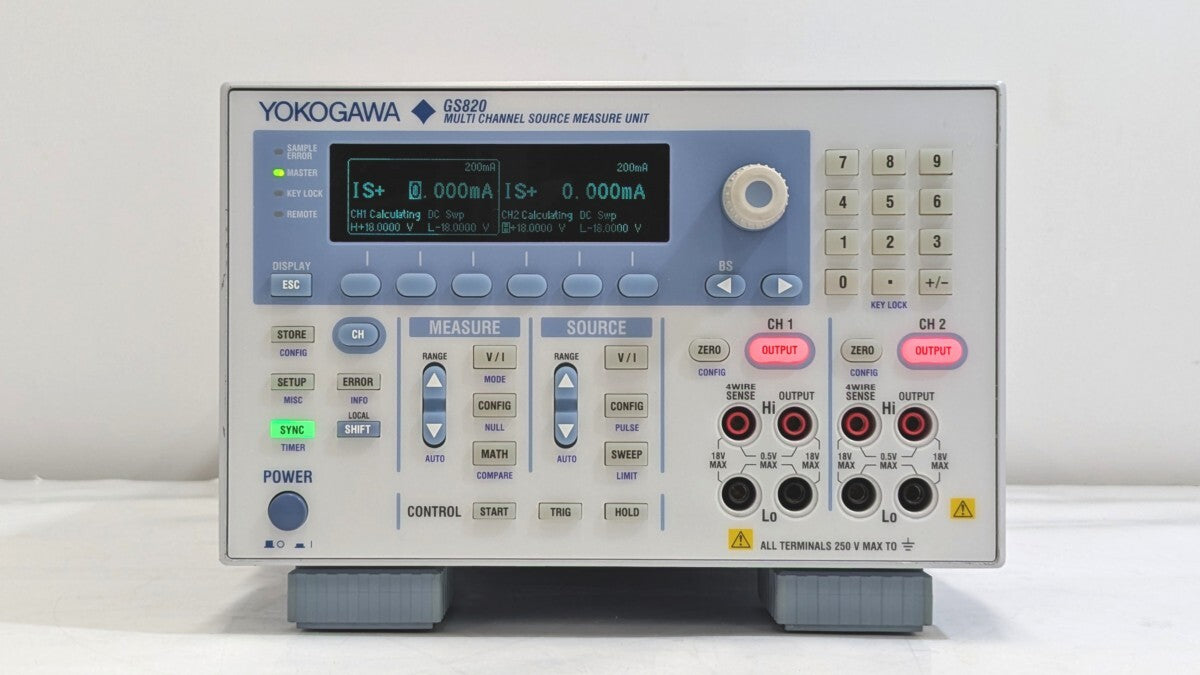 Yokogawa GS820 765601-H Multi-Channel Source Measure Unit [r1239617806]