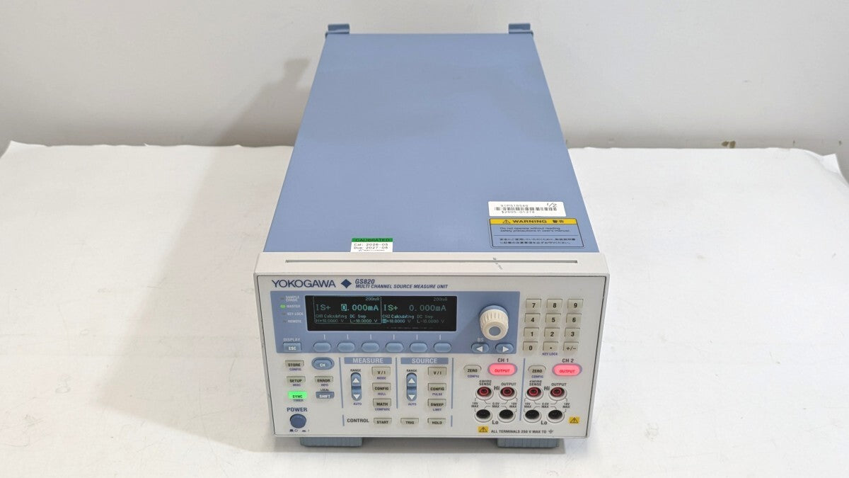 Yokogawa GS820 765601-H Multi-Channel Source Measure Unit [r1239617806]