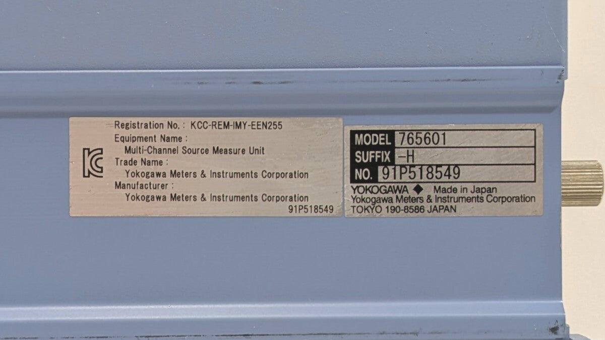 Yokogawa GS820 765601-H Multi-Channel Source Measure Unit [r1239617806]