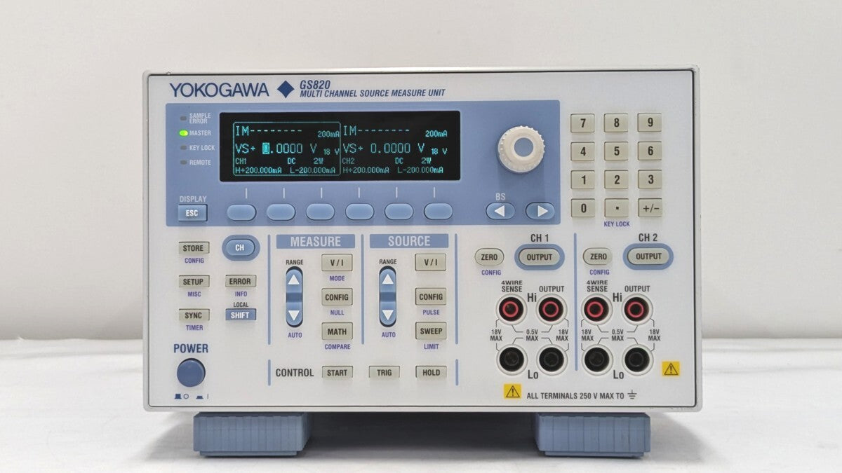 Yokogawa GS820 765601-H Multi-Channel Source Measure Unit [v1239613904]