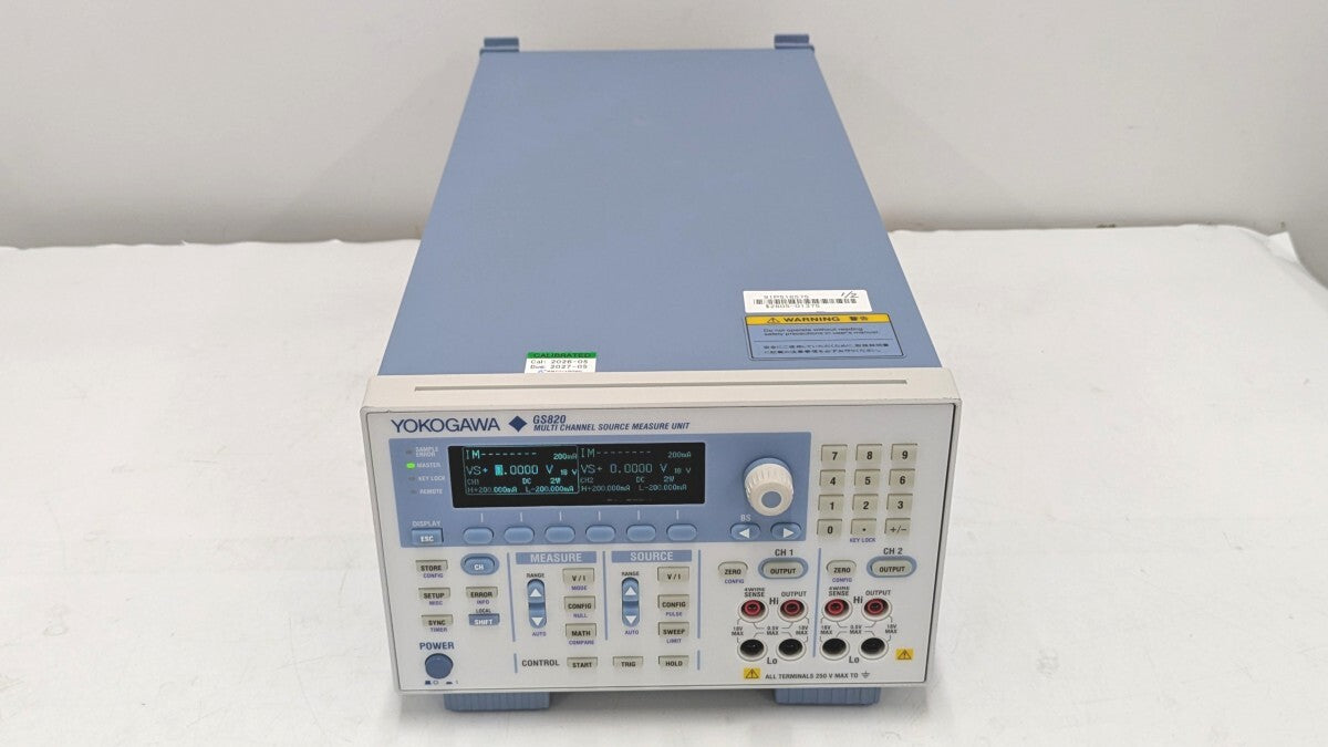 Yokogawa GS820 765601-H Multi-Channel Source Measure Unit [v1239613904]