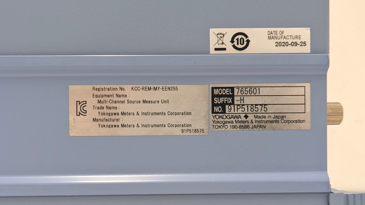 Yokogawa GS820 765601-H Multi-Channel Source Measure Unit [v1239613904]