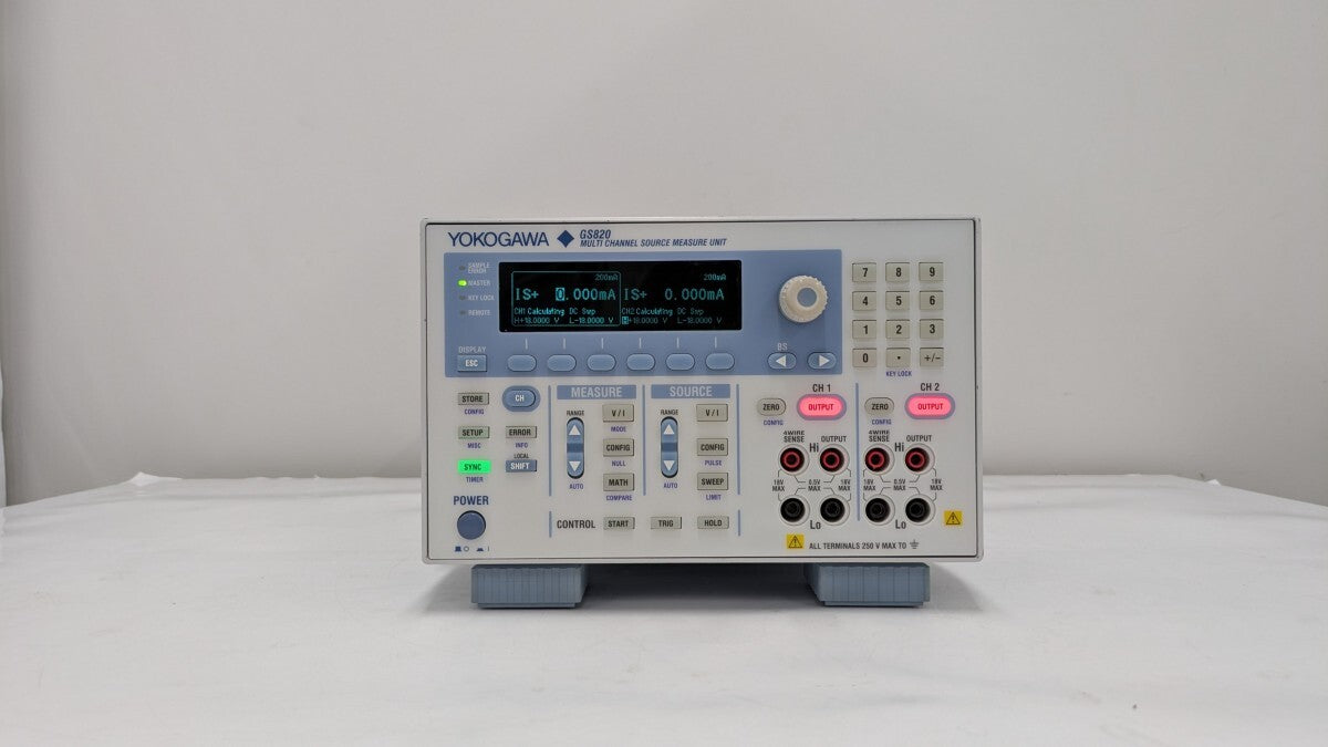 Yokogawa GS820 765601-H Multi-Channel Source Measure Unit [l1239612078]
