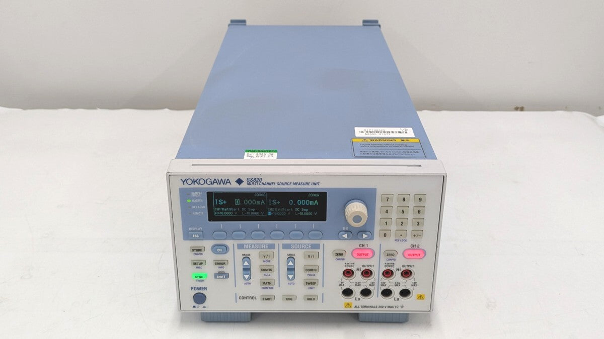Yokogawa GS820 765601-H Multi-Channel Source Measure Unit [l1239612078]