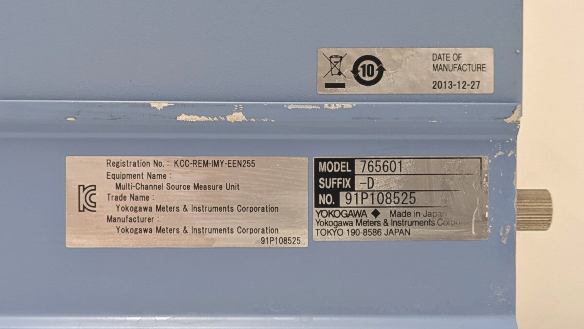 Yokogawa GS820 765601-H Multi-Channel Source Measure Unit [l1239612078]