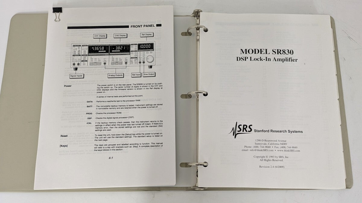 Stanford Research Systems SR830 DSP Lock-In Amplifier [r1239620781]