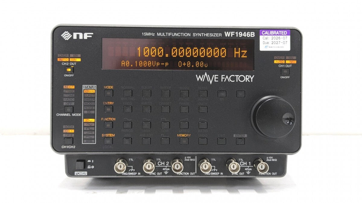 NF WF1946B Multifunction Synthesizer 15MHz 2ch [r1239866723]