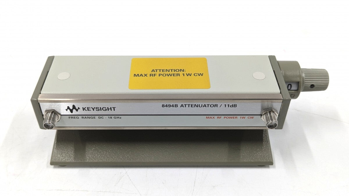 Keysight 8494B Manual Step Attenuator 18GHz 11dB 1dB Steps [t1239912547]