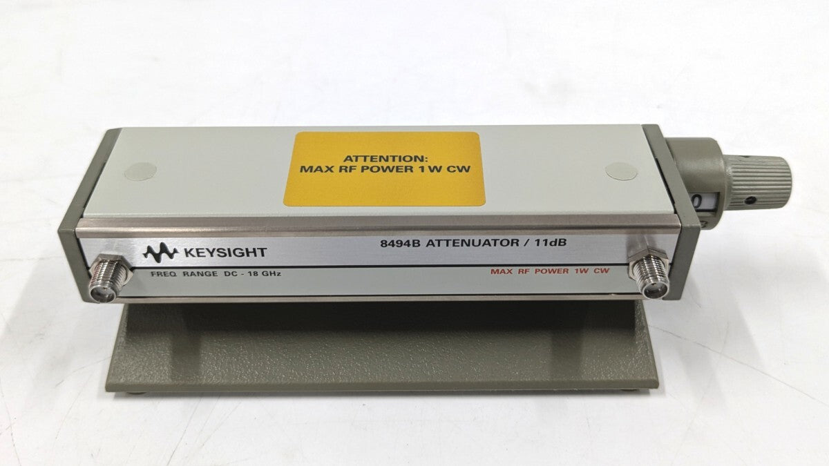 Keysight 8494B Manual Step Attenuator 18GHz 11dB 1dB Steps [w1239914948]