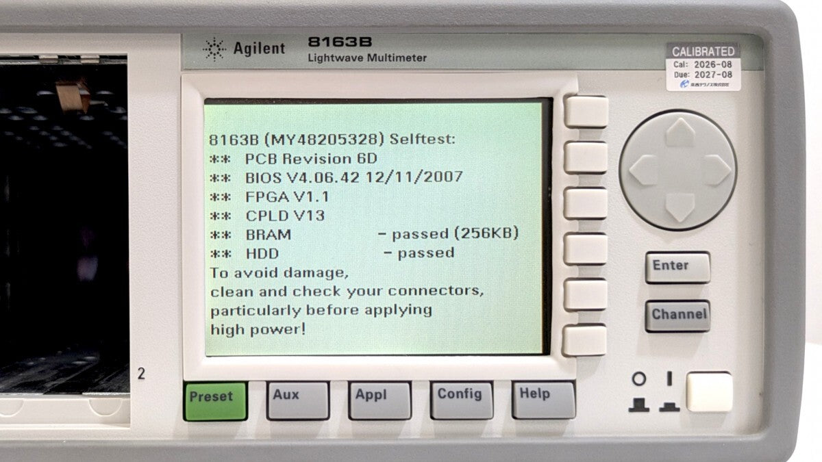 Keysight 8163B Lightwave Multimeter [t1240251703]