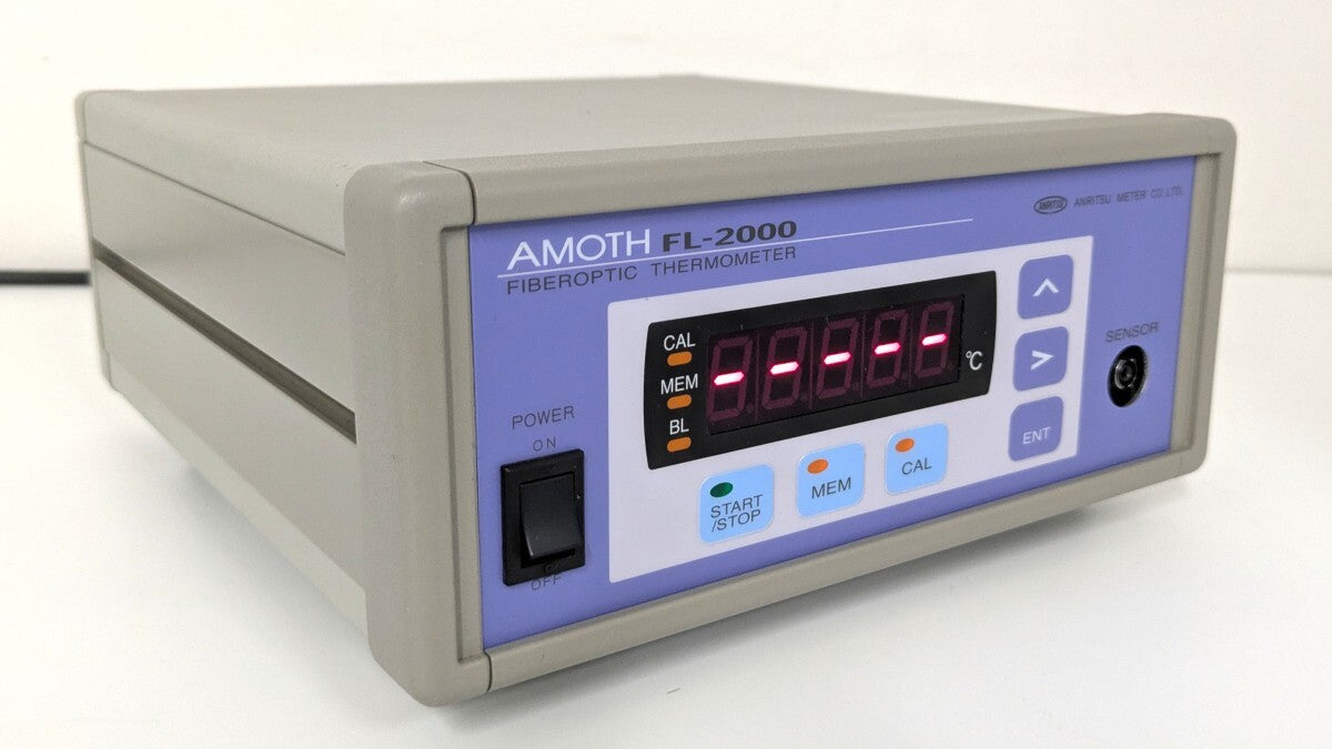 Anritsu Meter FL-2000 Fluorescent Fiber Optic Thermometer with FS100-5M Sensor [m1240271692]